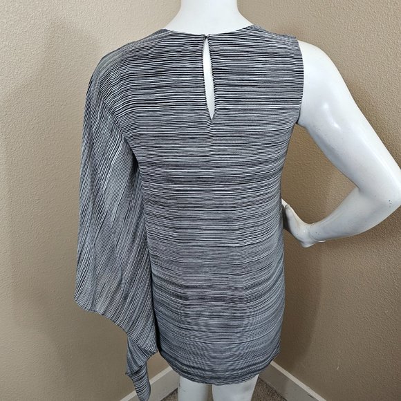 ALI&JAY Striped Drape One Sleeve Mini Dress~Size S - Picture 5 of 11